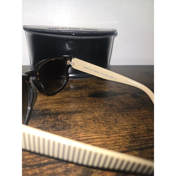 Marc by Marc Jacobs MMJ 230/S Beige & Black‎ Striped Sunglasses Designer + Case main image 11